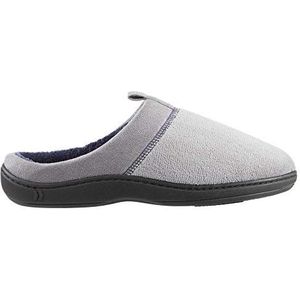 isotoner Heren Open Back Slipper met Memory Foam en Binnen/Outdoor Zool