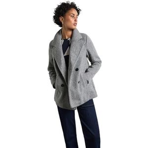 STREET ONE Dames A101060 Structuurjas, Frost Grey Melange, 46, Frost Grey Melange, 46