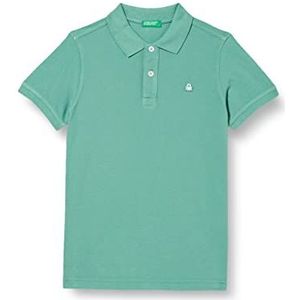 United Colors of Benetton Poloshirt met korte mouwen voor jongens, donkergroen 283, 150 cm