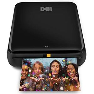 KODAK - Step - Draagbare Smartphone-fotoprinter - Zwart - Zelfklevende Foto's 5 x 7,6 cm