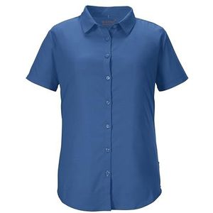 killtec Dames Functionele blouse KOS 65 WMN WVN SHRT, light ocean, 48, 41344-000