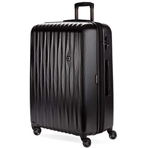 SwissGear 7272 Energie Hardside Uitbreidbare Bagage met Spinner Wielen, Zwart, Carry-On 19-Inch, 7272 Energie Hardside Uitbreidbare Bagage Met Spinner Wielen