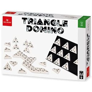 Dal Negro Gezelschapsspel Triangle 3,5 Cm Wit/zwart 3-delig