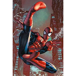 empireposter Spiderman-Web Sling-Tekenstrick Comic Poster Poster Afdruk formaat 61x91,5 cm, papier, kleurrijk, 91,5 x 61 x 0,14 cm