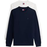 Tommy Jeans Shirt  zwart / wit