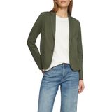 Blazer - Reverskraag - Lange Mouwen - Regular Fit - Zwart - Katoen