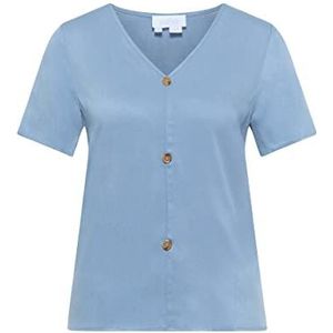 SIDONA Dames blouseshirt 19623005-SI01, blauw, S, blauw, S