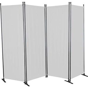 Angerer 4-delig PE scherm, wit