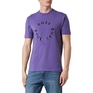 BOSS T-shirt voor heren, Dark Purple502, M