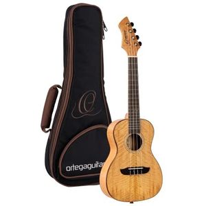 Ortega Guitars Concert Ukulele akoestisch - Horizon Series - omgekeerde kop - inclusief Gig Bag - Mango, Okoumé (RUMG)