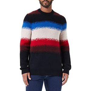 BOSS Heren Knitwear Gebreide Sweater, Zwart, XXXL