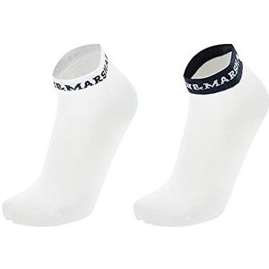 Franklin & Marshall heren sok, wit/blauw, 40 EU