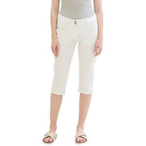 TOM TAILOR Damesbroek met taps toelopende pasvorm, 10315 - Whisper White, 46
