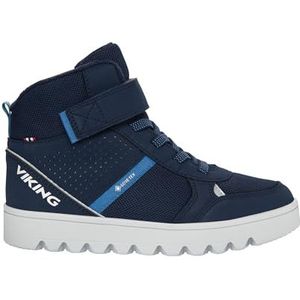 Viking Fleek Warm GTX 1 V Sneeuwlaarzen, uniseks, kinderen, marineblauw demin, 33 EU Estrecho