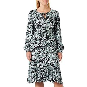 Noppies Maternity Damesjurk Overlea Lange Mouwen Allover Print Jurk, Black-P090, S