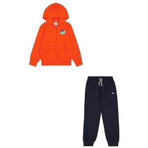 Champion jongens trainingspak kinderen, oranje (OS014), 11 Jaar