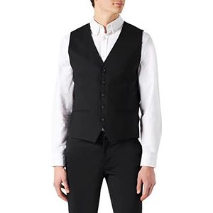 SELECTED - Gilet - Zwart - Slanke Pasvorm - Gerecycled Materiaal