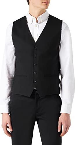 SELECTED - Gilet - Zwart - Slanke Pasvorm - Gerecycled Materiaal