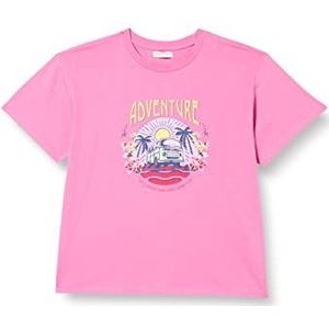 Springfield Adventure T-shirt voor dames, granaatrood, standaard, Granaat, XXL