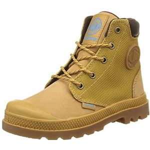 Palladium Hi Cuff Wpn K sneakers voor meisjes, Jaune 846 Amber Gold Mid Gum, 32 EU