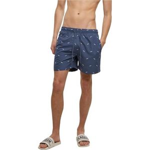 Urban Classics - Embroidery - Zwemshorts - Blauw