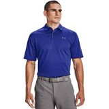 Under Armour Heren Tech Lichtgewicht en ademend poloshirt voor heren, comfortabel poloshirt met korte mouwen, Royal/Grafiet/Grafiet, SM