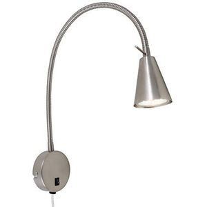 LED Wandlamp 2082 met Wandelemen - Nikkel