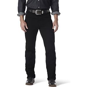 Wrangler Heren Cowboy Cut Stretch Slim Fit Jeans, Schaduw Zwart, 28W / 32L