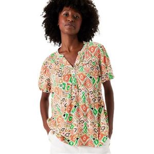 P40233_Dames Shirt ss, Dusky Peach, M