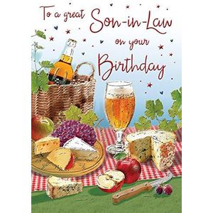 Verjaardagskaart voor zoon in de wet - 9 x 6 inch - Regal Publishing