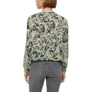 s.Oliver Damesblouse met lange mouwen, blauw groen 32, blauwgroen., 32