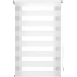 Blindecor Dubbel rolgordijn voor nacht en dag Easyfix, wit, 90 x 220 cm