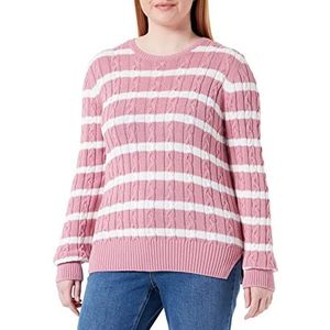 United Colors of Benetton truien voor dames, roze strepenpatroon 901, L