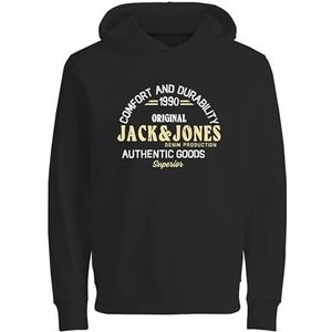 JACK&JONES JUNIOR JJMINDS Sweat Hood JNR, zwart, 140 cm