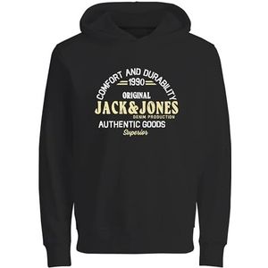 JACK&JONES JUNIOR JJMINDS Sweat Hood JNR, zwart, 128 cm