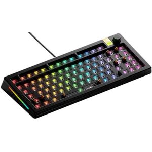 Glorious Gaming GMMK 3 PRO HE (Barebones) Rapid Trigger Keyboard, hall effect, 8K polling, custom aluminium behuizing & pakkingen, ondersteunt MX-mechanische & -magnetische switches, TKL, ANSI, Zwart