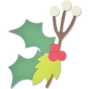 Sizzix Bigz stanssjablone-Christmas Nature, 664719, veelkleurig, eenheidsmaat