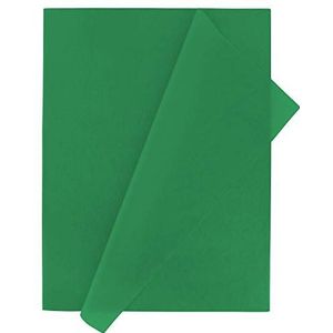 Fixo Kids 68000020 verpakking met 25 vellen zijdepapier, groen, 50 x 75 cm, perfect voor knutselwerk