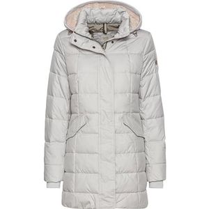 camel active - Gewatteerde Jas - Grijs - Met Afneembare Capuchon