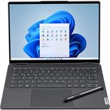 Lenovo Yoga 7 AMD Ryzen™ 5 6600U Hybride (2-in-1) 35,6 cm (14") Touchscreen 2.8K 16 GB LPDDR5-SDRAM 512 GB SSD Wi-Fi 6E (802.11ax) Windows 11 Home Grijs