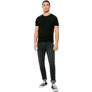 Springfield Jeans Skinny Jeans voor heren, zwart, gewassen, Donkergrijs, 32
