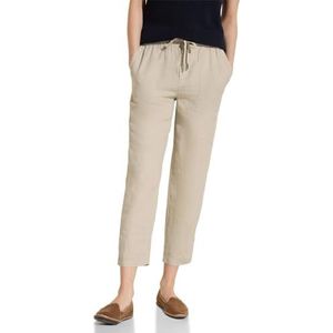 Street One Papertouch linnen broek voor dames, Touch Of Sand, 38W / 28L