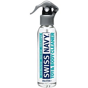SWISS NAVY - Toy & body cleaner - Voor het reinigen van speeltjes & de intieme zone - Dermatologisch geteste formule voor alle huidtypen - 177ml