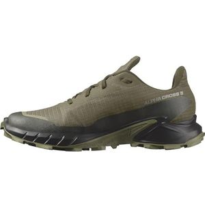 Salomon ALPHACROSS 5 GORE-TEX wandelschoen heren, Olive Night / Black / Deep Lichen Green, 44 2/3 EU