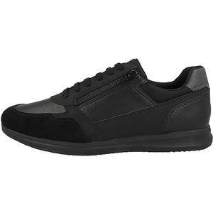 Geox U Avery A Sneakers voor heren, zwart, 42 EU