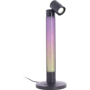 Xanlite Tafellamp 40 cm RGB digitaal en wit, CCT en dimbaar, bedraad USB, gesynchroniseerd met muziek