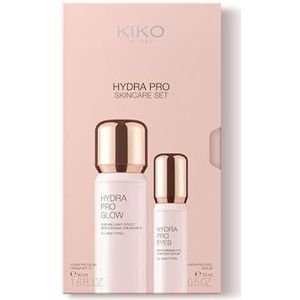 KIKO Milano Hydra Pro Skincare set, Set Huidverzorgingsproducten: Een Vochtinbrengende Gezichtscrème Met Spf 10 En Een Serum Voor De Oogcontour