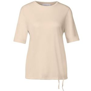 Street One - T-shirt - Effen - Katoen-Modalmix - Ronde Hals - Korte Mouwen