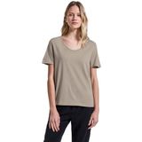 Street One - Dames Basic Shirt - Beige
