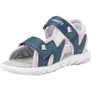 Superfit Pebbles Sandalen voor meisjes, Blauw lila 8000, 34 EU Weit